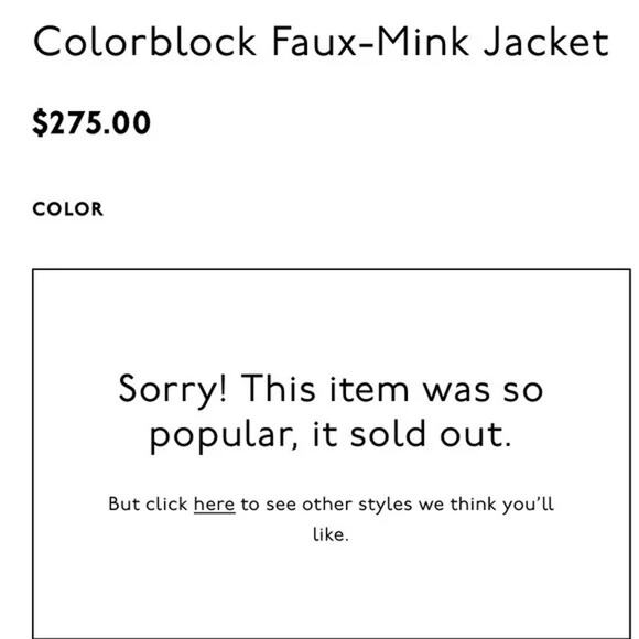 Madewell Brown Beige Colorblock Faux Mink Fur Long Length Ribbon Tie Jacket - Picture 16 of 16